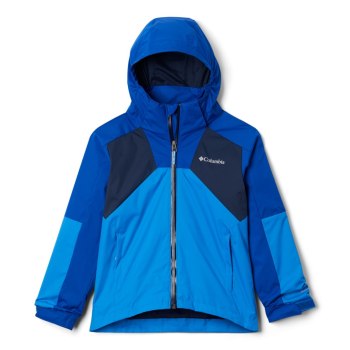 Columbia Rain Scape, Chamarras Azur Azules Azul Marino Para Niño | 296134-KBD